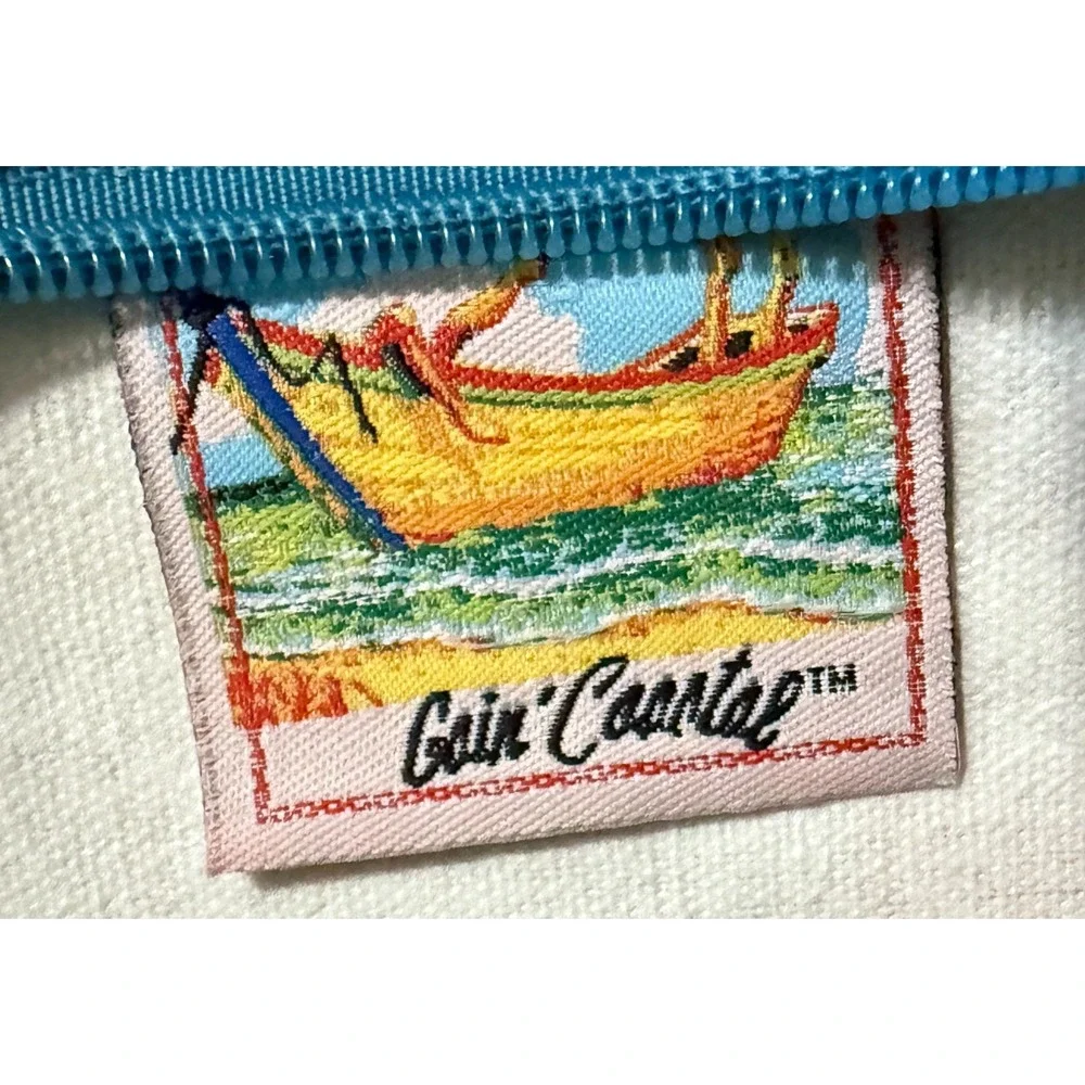 Goin' Costal Sun N Sand Handbag Purse Beach Vacation Happy Hour Tote